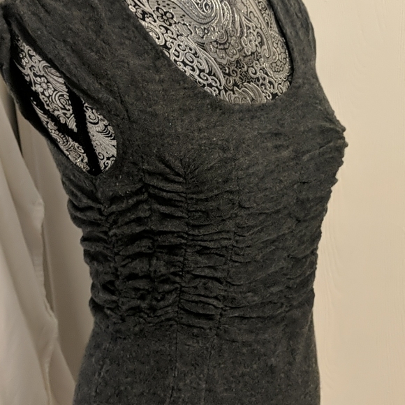 ✨50% OFF✨ Anthropologie grey 100% merino wool dress - Picture 3 of 9